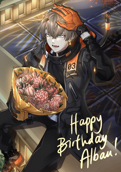Alban Knox Birthday Fanart 2022