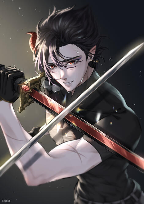 Diluc Birthday Illust